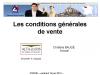 LES CONDITIONS GENERALES DE VENTE LES CONDITIONS GENERALES DE VENTE