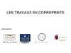 DROIT IMMOBILIER : LES TRAVAUX EN COPROPRIETE