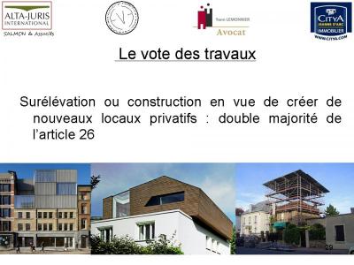 DROIT IMMOBILIER : LES TRAVAUX EN COPROPRIETE