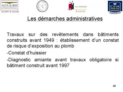 DROIT IMMOBILIER : LES TRAVAUX EN COPROPRIETE